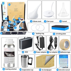 HYHJMISTY 800g repair liquid bottle close-up, high-capacity supply advantage