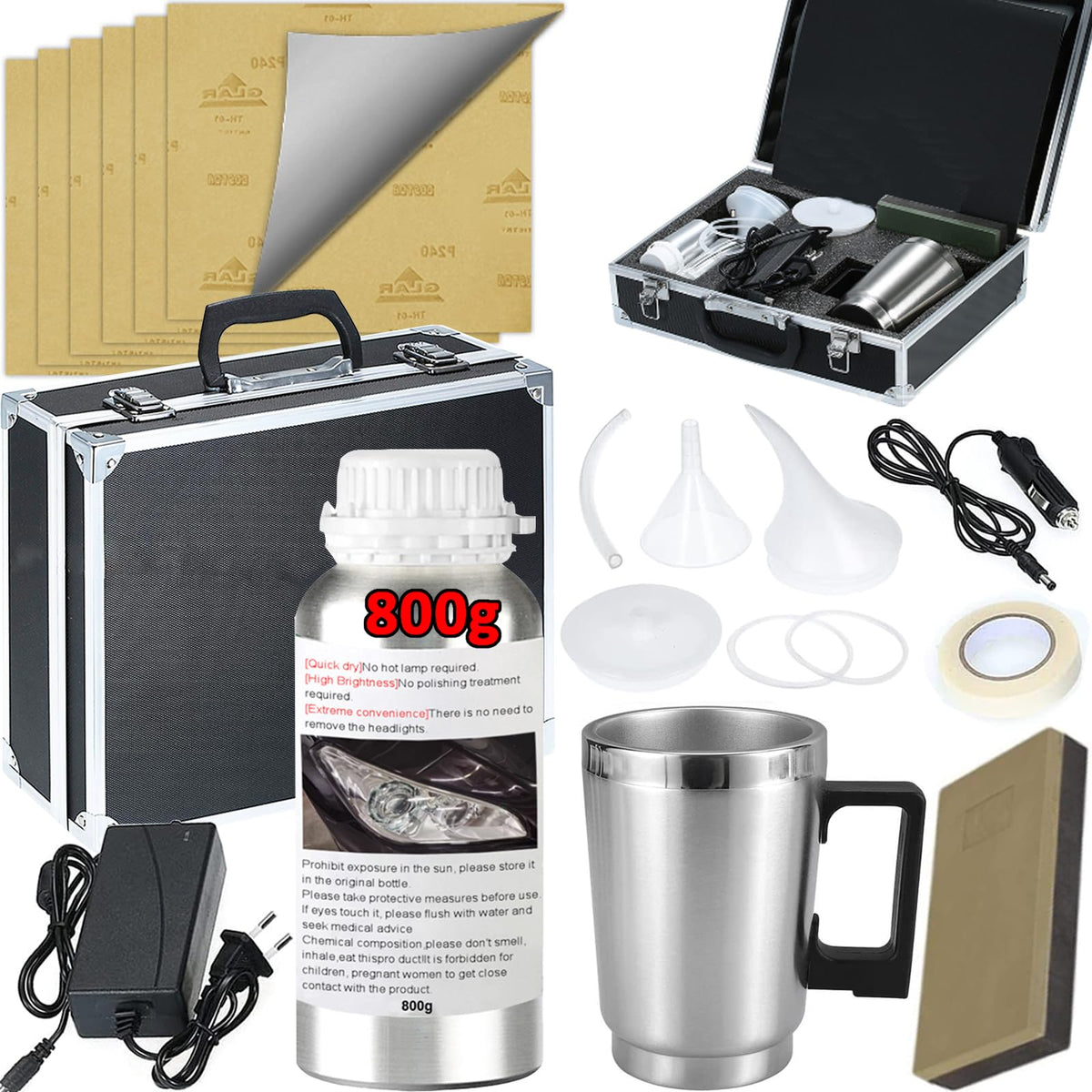 HYHJMISTY front packaging showing full kit and tools, clear organization benefits