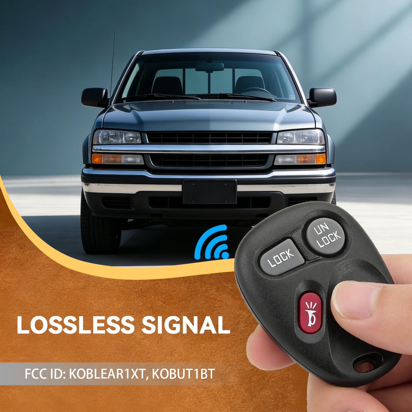 HYMOLKYE remote near vehicle dash receiver illustrating successful pairing benefit