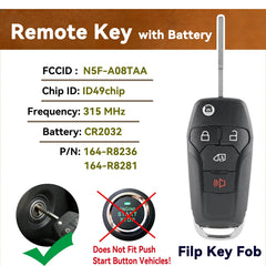 HYMOLKYE open fob revealing pre-installed battery for instant use