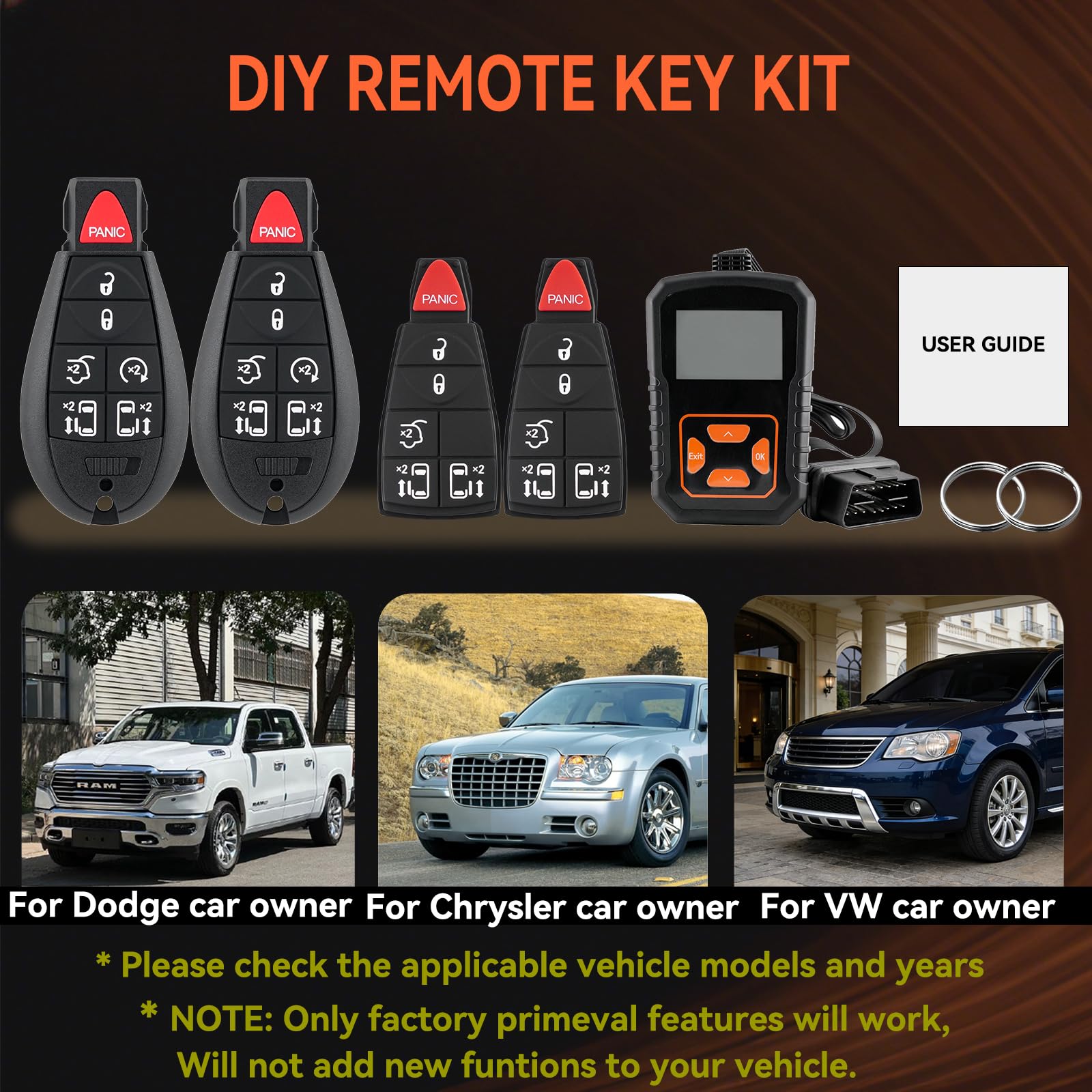 HYMOLKYE kit staged in garage while programming to illustrate simple DIY process