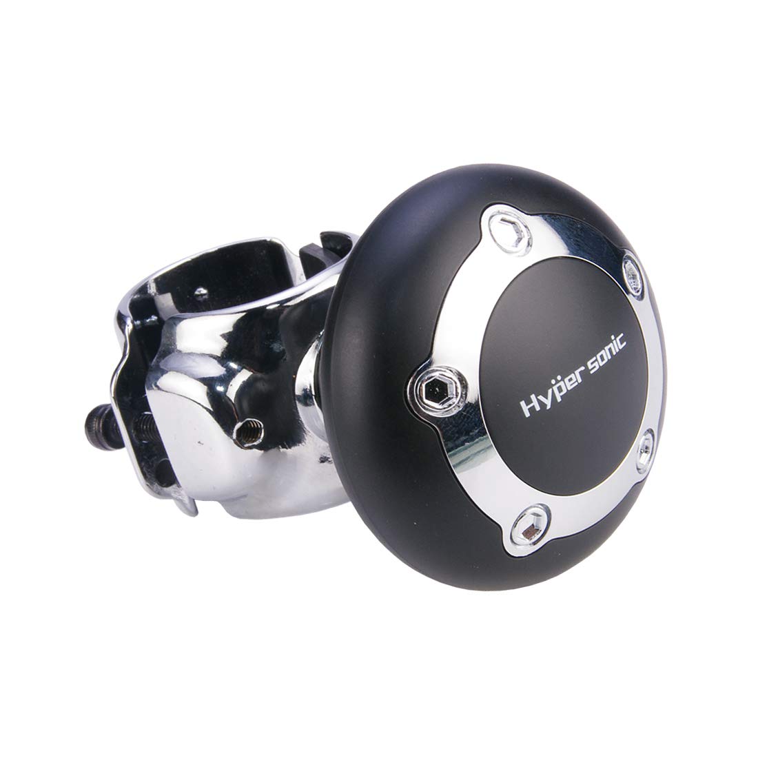 Hypersonic front view of spinner knob showing compact profile and easy control
