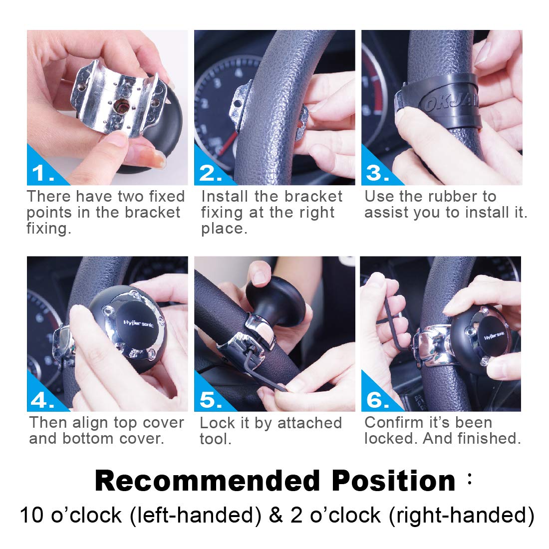 Hypersonic lifestyle shot of driver using knob for easier city driving