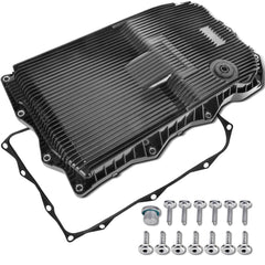 HYR front view of transmission pan showing fit and finish, improves service readiness