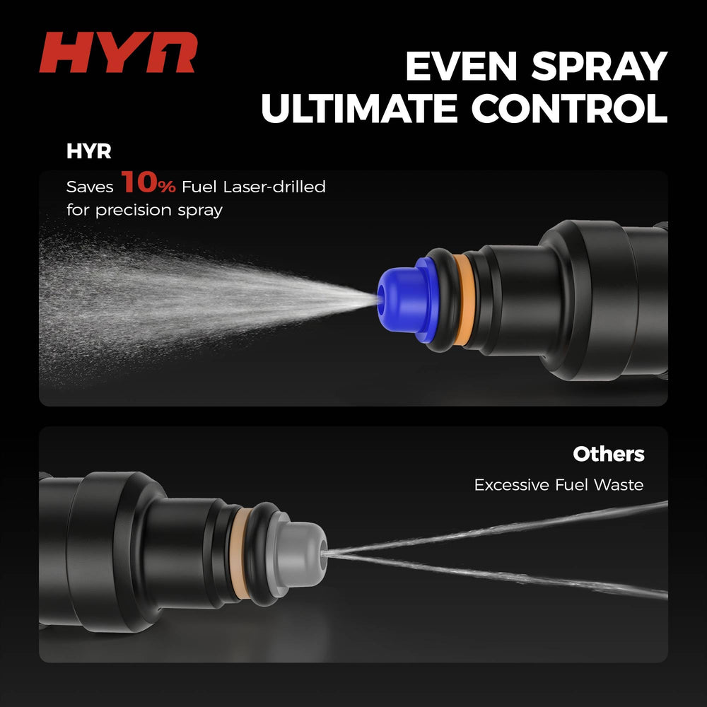HYR injector installed in engine bay showing improved fit and reliability