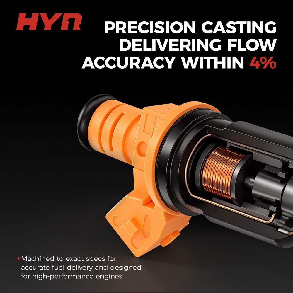 HYR injector packaging box showing complete kit and secure transit protection