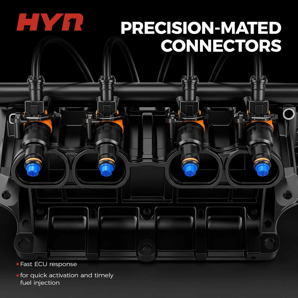 HYR injector beside ruler for scale showing compact OE-matching dimensions