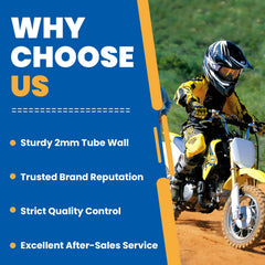 Hyssk inner tube installed on a mini dirt bike wheel for reliable performance