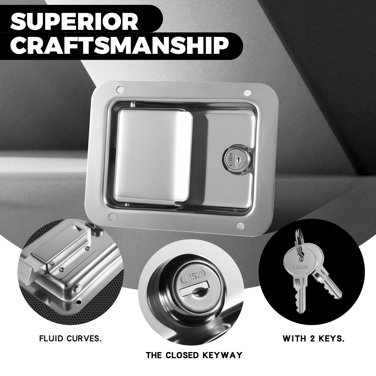 HYWJC two matching keys laid out demonstrating convenient spare-key benefit