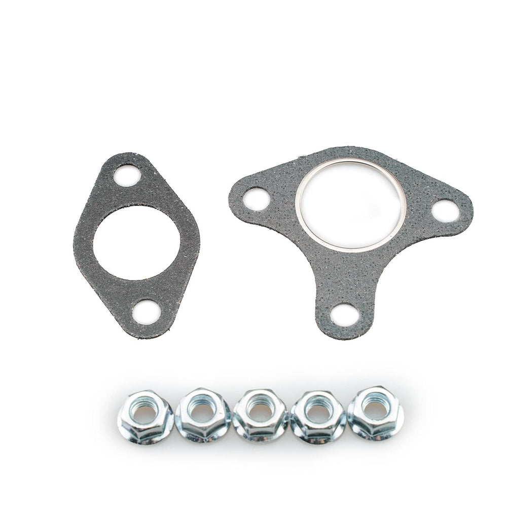 HZ muffler kit close-up including spark plug for convenient maintenance benefit