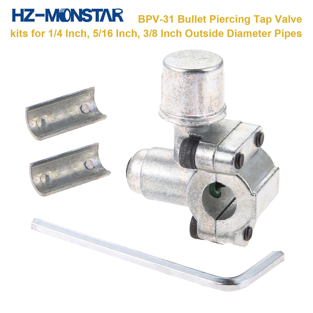 HZ-MONSTAR five access valves with caps showing secure sealing benefit