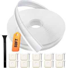 HZE front view of 50 ft trim roll showing clean exterior finish benefit