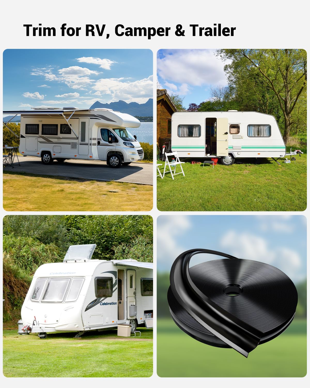 HZE installed on RV roofline illustrating continuous coverage and protection