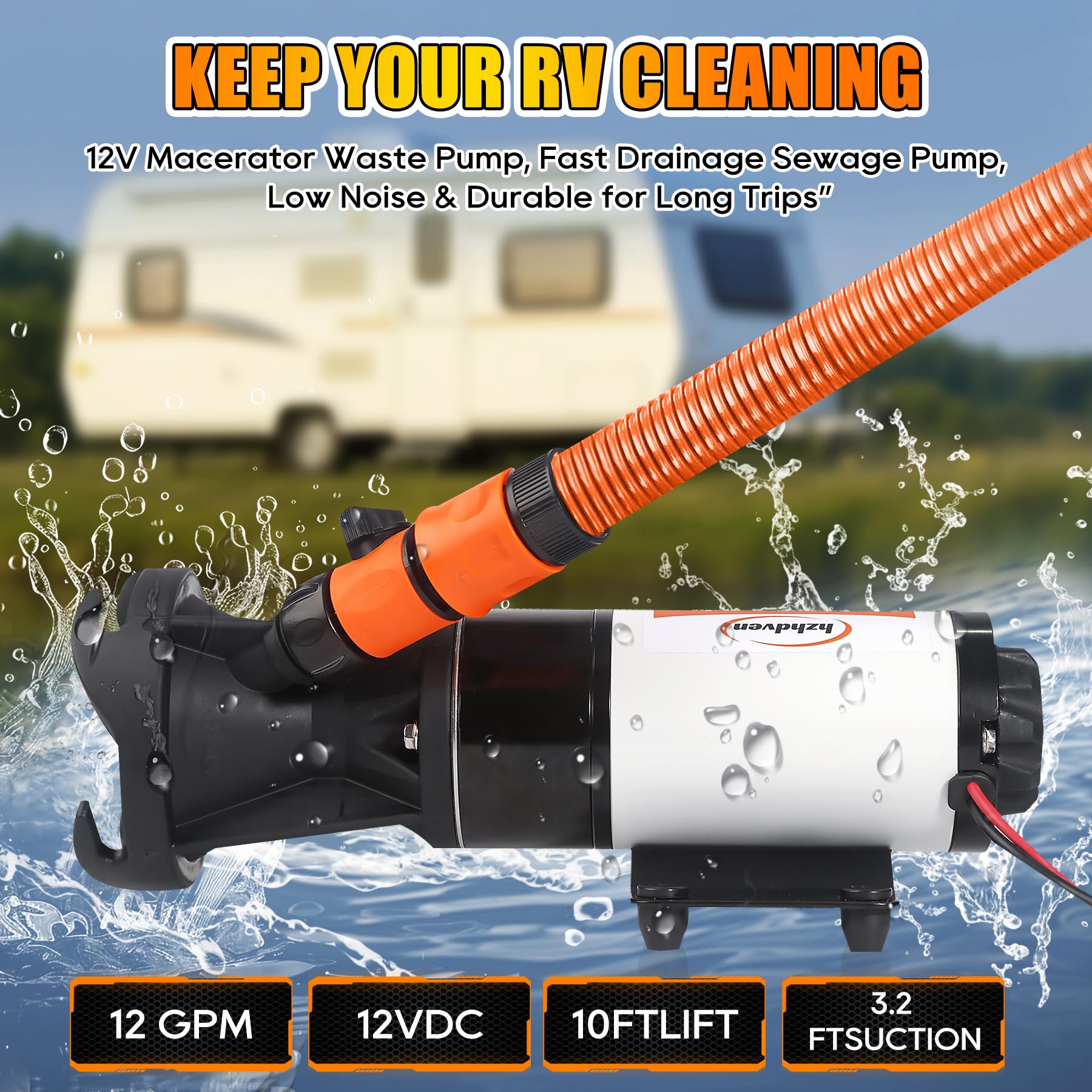 hzhdven cigarette lighter and alligator clip cables for versatile power hookup