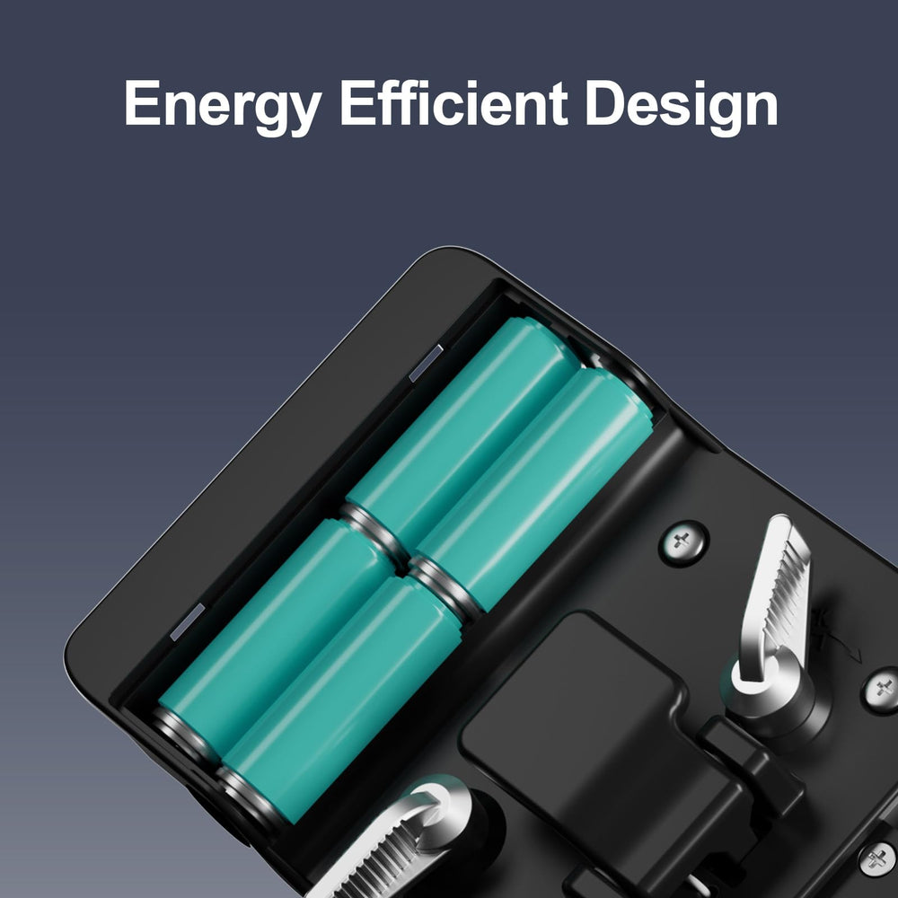 HZRVTECH zinc-alloy housing texture close-up, proving heavy-duty construction