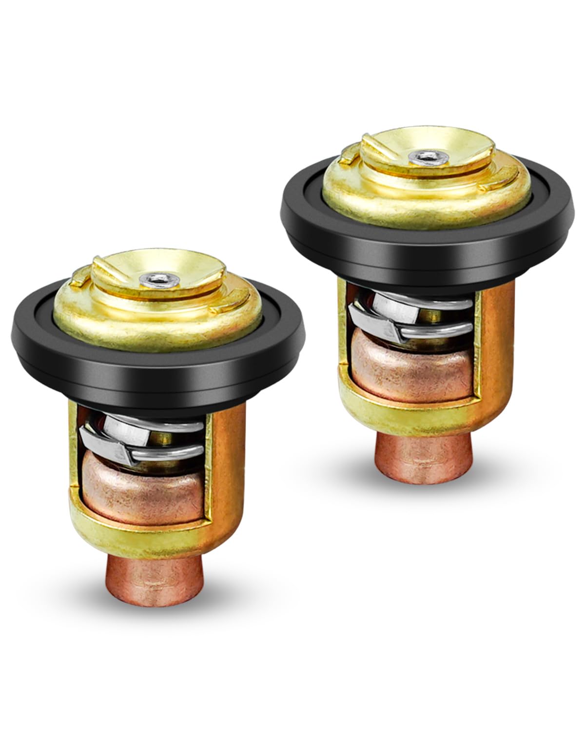 HZSIFU front-packaging showing two thermostats and fitment benefits