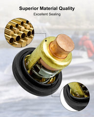 HZSIFU thermostat installed in Yamaha outboard improving temperature control