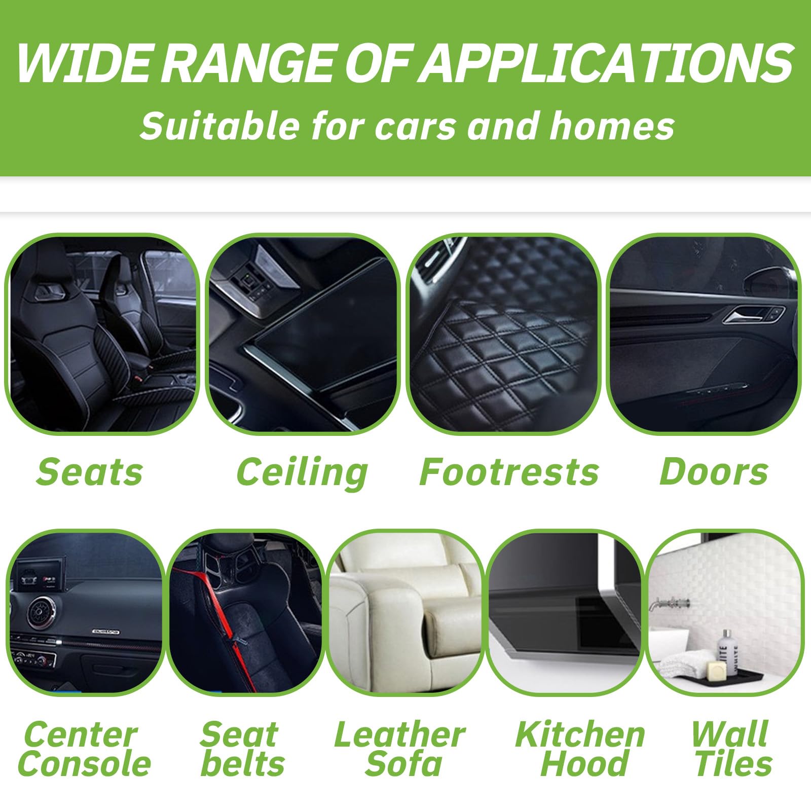 Hzutloer used inside a car interior for fast multi‑surface refresh