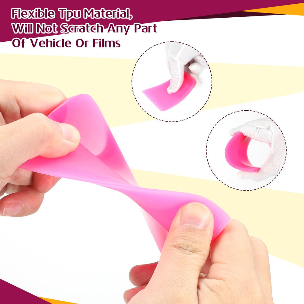 IANFAN close-up of squeegee edge showing soft TPU that prevents scratches