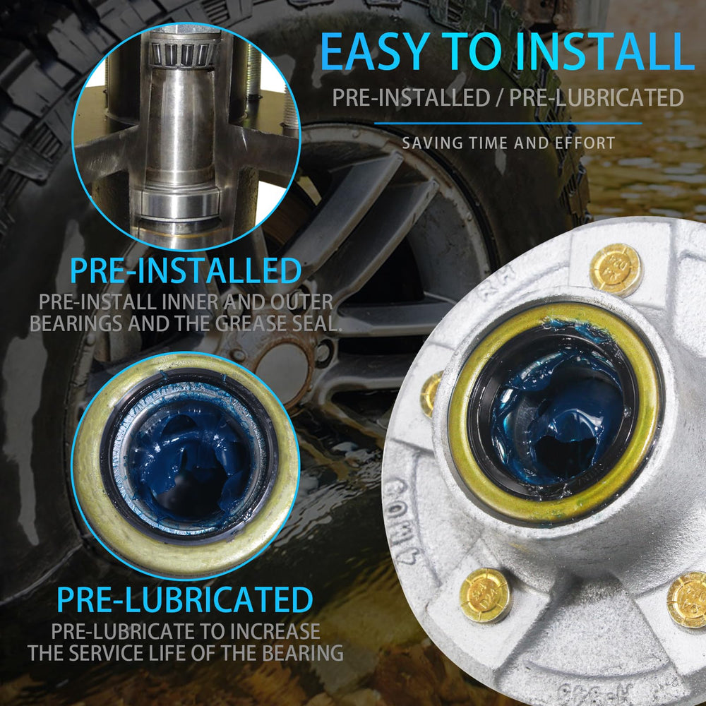 iBroPrat close-up of L44649 and L68149 bearings showing precision and quiet operation