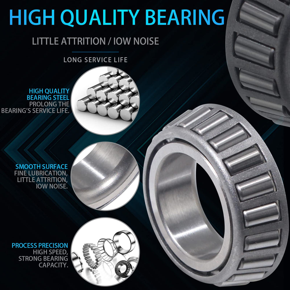 iBroPrat hub installed on trailer spindle demonstrating proper fit and road-ready durability