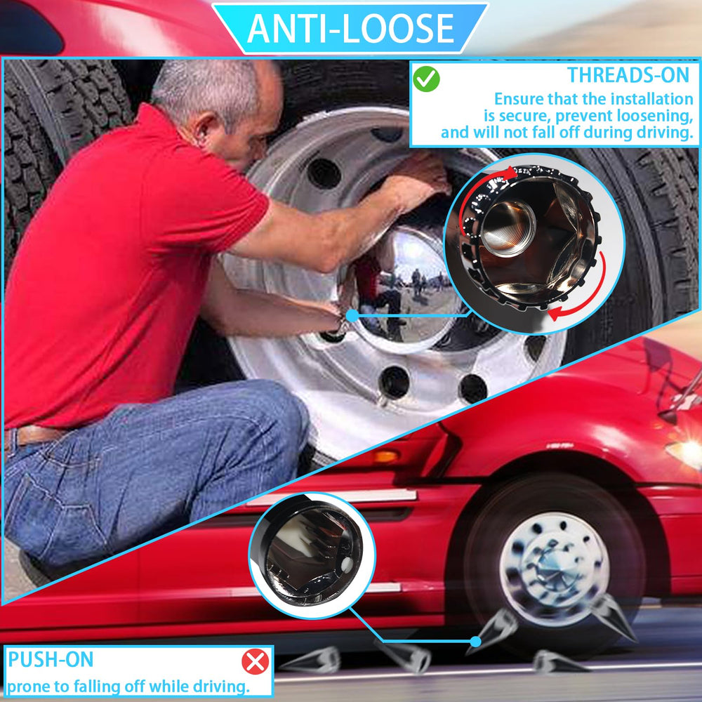 iBroPrat installed on wheel spike view showing improved wheel aesthetics benefit