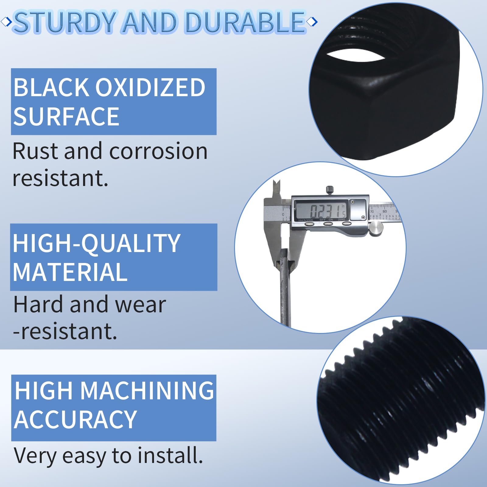iBroPrat shackle bolts and self-locking nuts array for reliable fastening