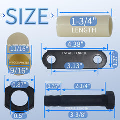 iBroPrat shackle strap close-up showing precise machining and durability