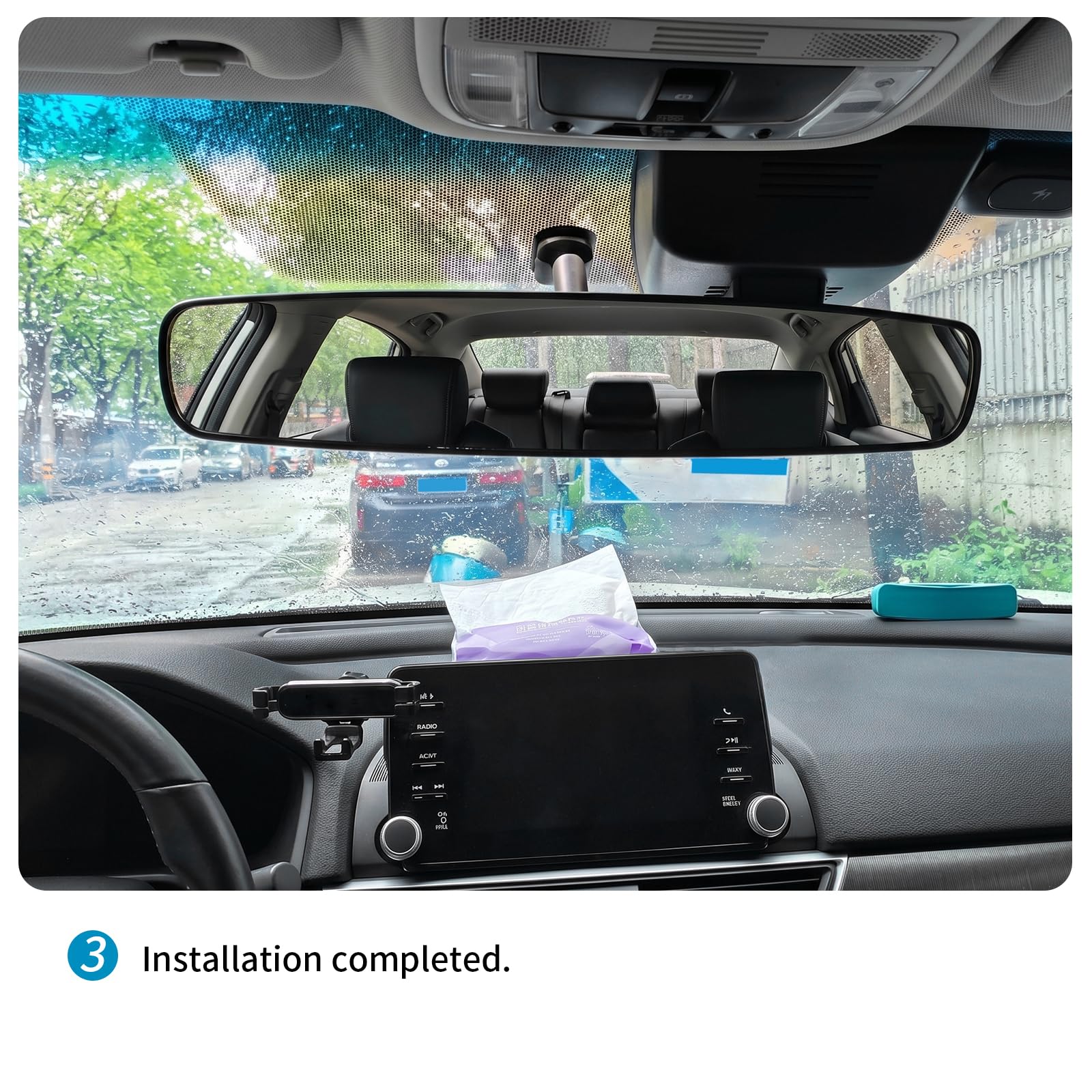 ICHEPLUS mirror in a driving scene improving awareness and passenger view