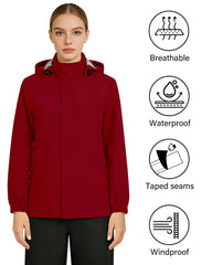 iCreek jacket hood stowed and deployed for quick weather protection