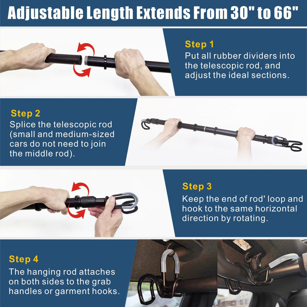 Idefair vehicle interior with hanging clothes for wrinkle-free travel