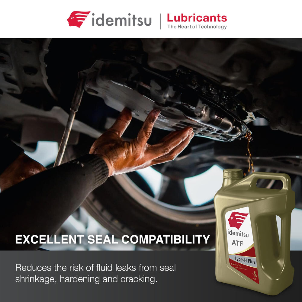 Idemitsu ATF Type H-Plus closeup of cap and tamper seal to confirm product integrity
