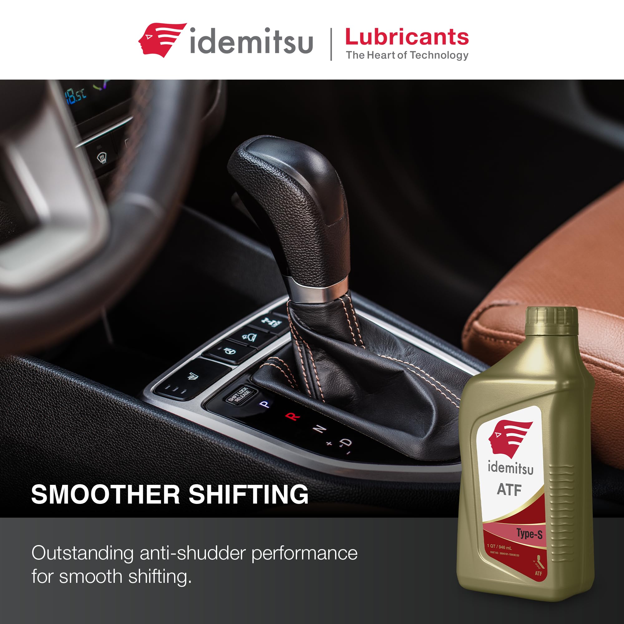 Idemitsu fluid texture close-up showing clean formulation benefit