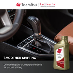 Idemitsu fluid texture close-up showing clean formulation benefit