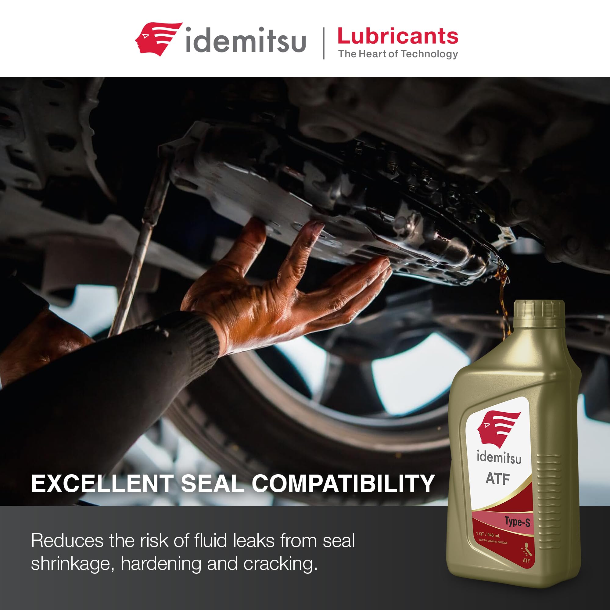 Idemitsu packaging side view showing intact seal and shelf-ready benefit
