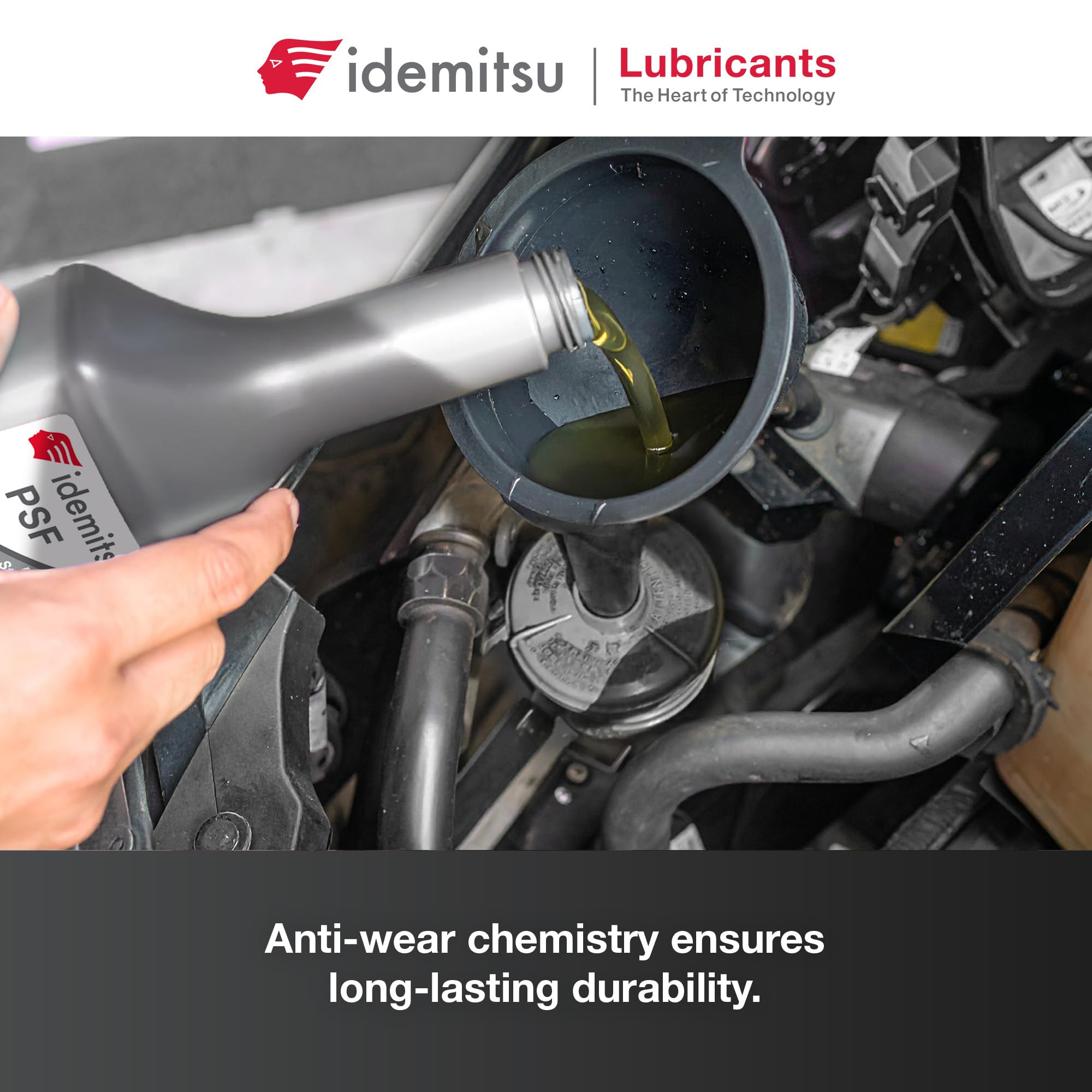 Idemitsu bottle next to tape measure showing compact 12 oz size