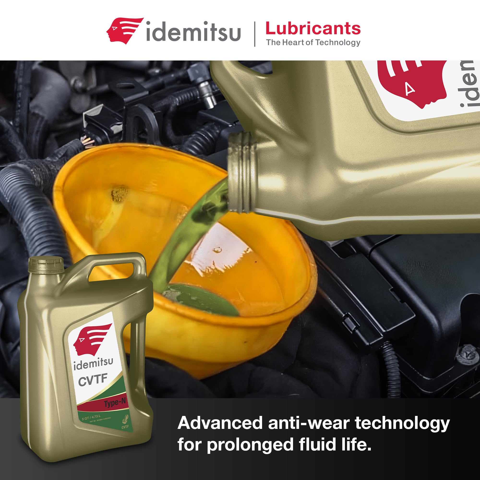 Idemitsu CVT Type N in workshop showing professional maintenance use