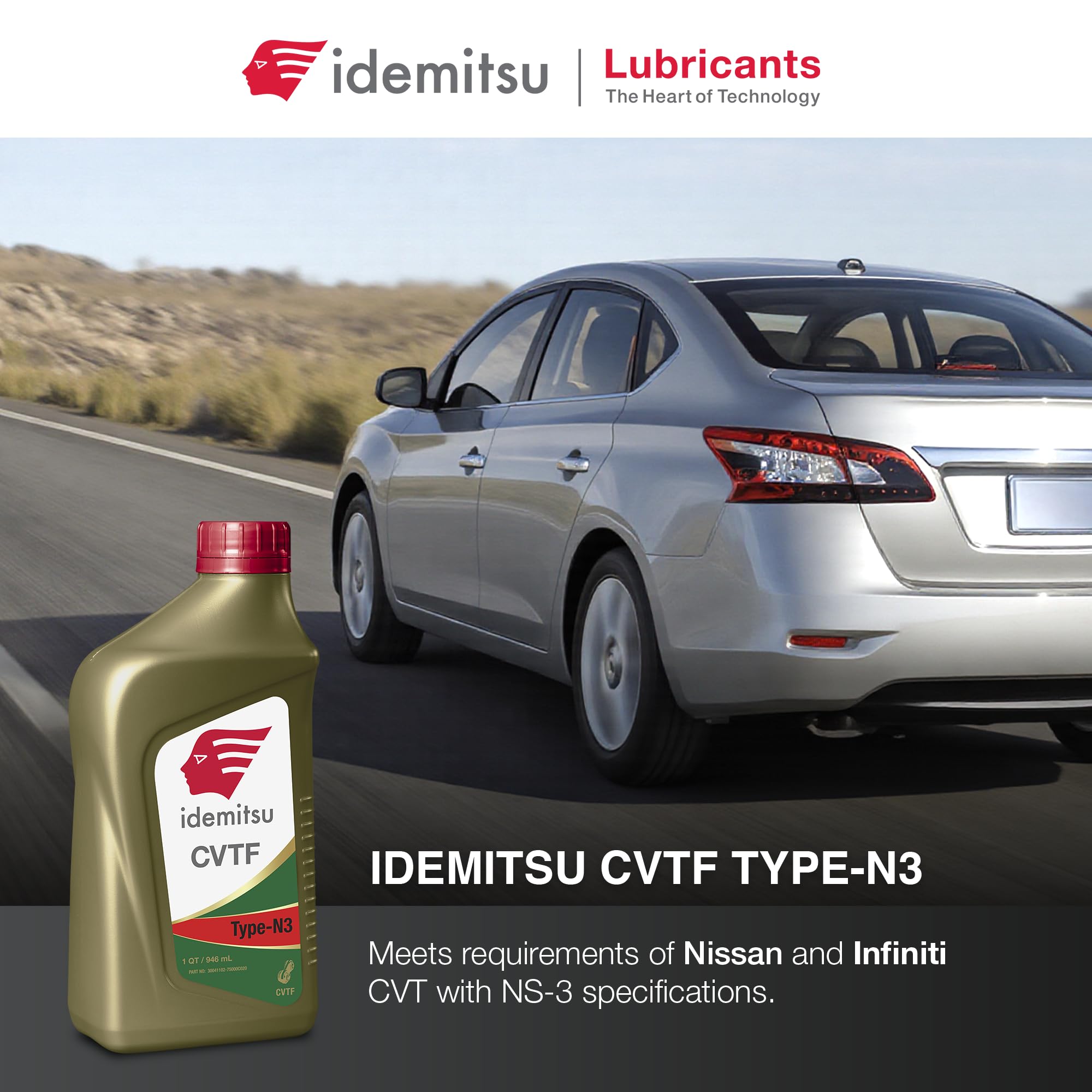 Idemitsu label detail with NS-3 spec visible for correct Nissan compatibility