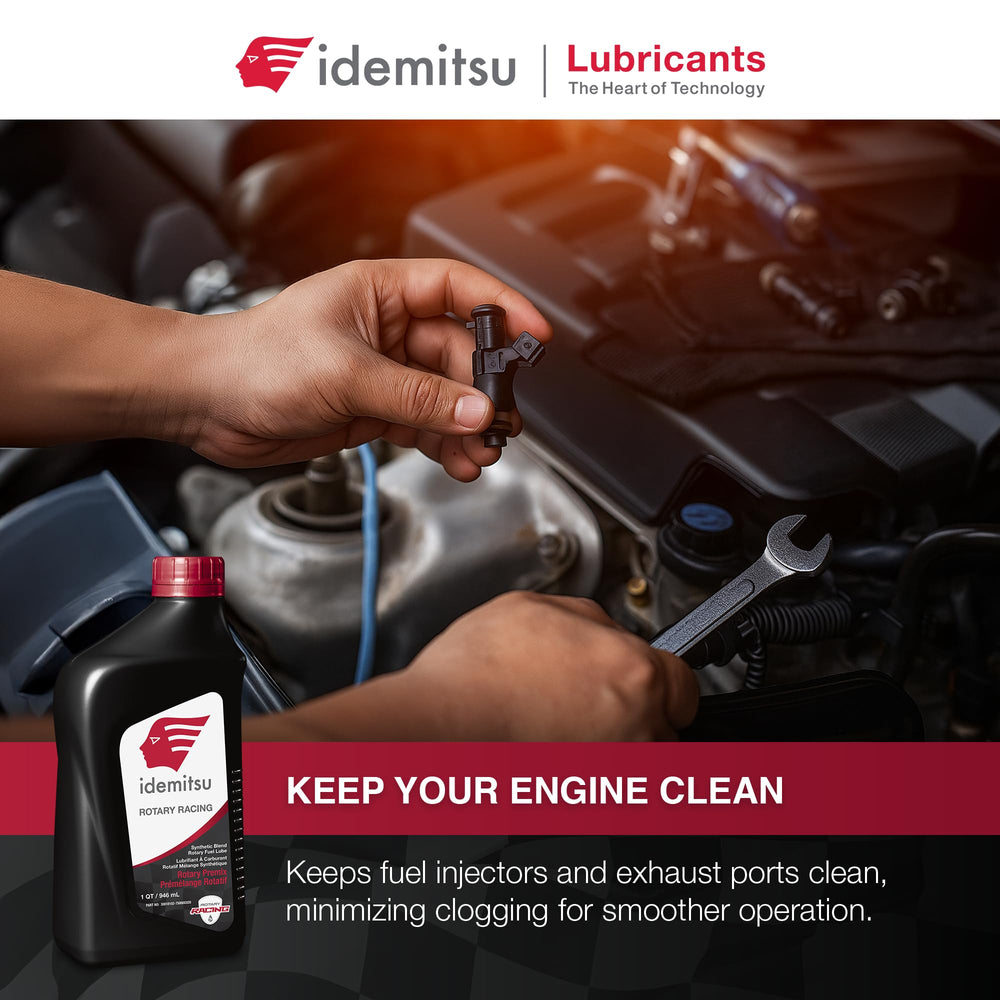 Idemitsu oil drop texture closeup showing lubricity and protective benefit