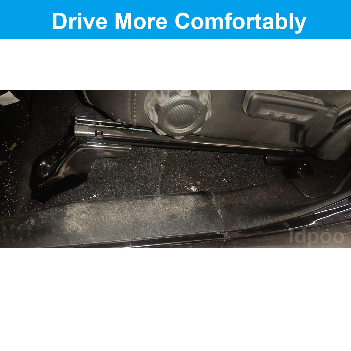 Idpoo Jeep interior lifestyle shot showing enhanced driver visibility benefit