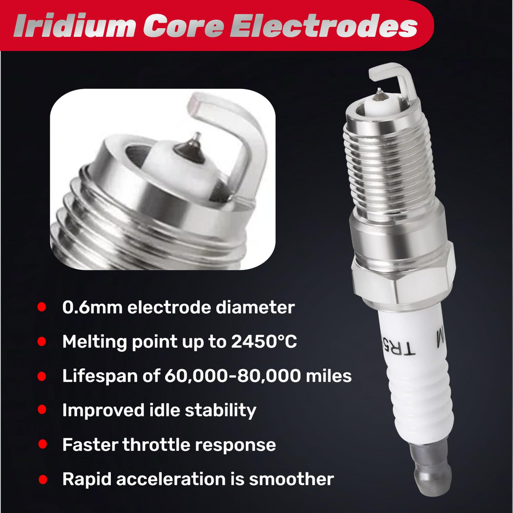 IFATRUNK spark plug next to ruler and hand showing scale for confident selection