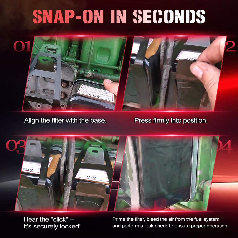 iFJF in hand during installation showing simple snap-on attachment
