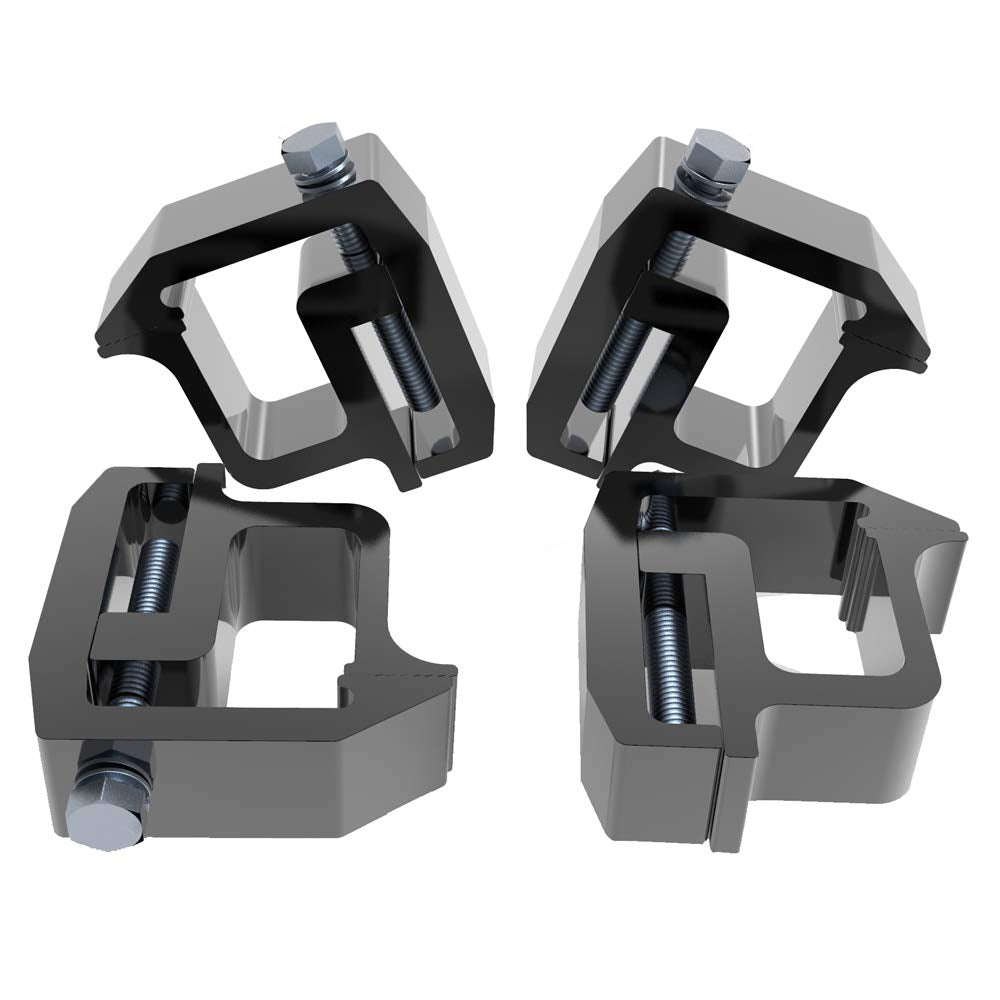 iFJF clamp black finish texture resisting corrosion and blending with truck
