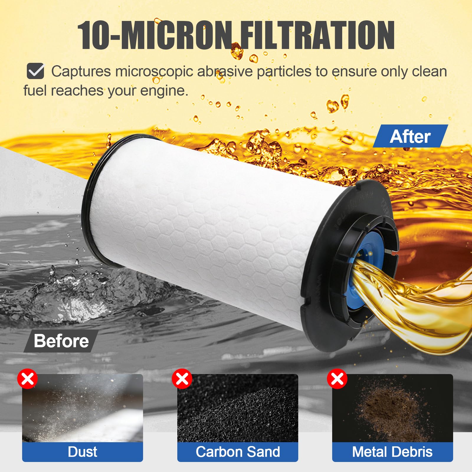 iFJF detailed view of filter seal and threads to confirm leak-free fit