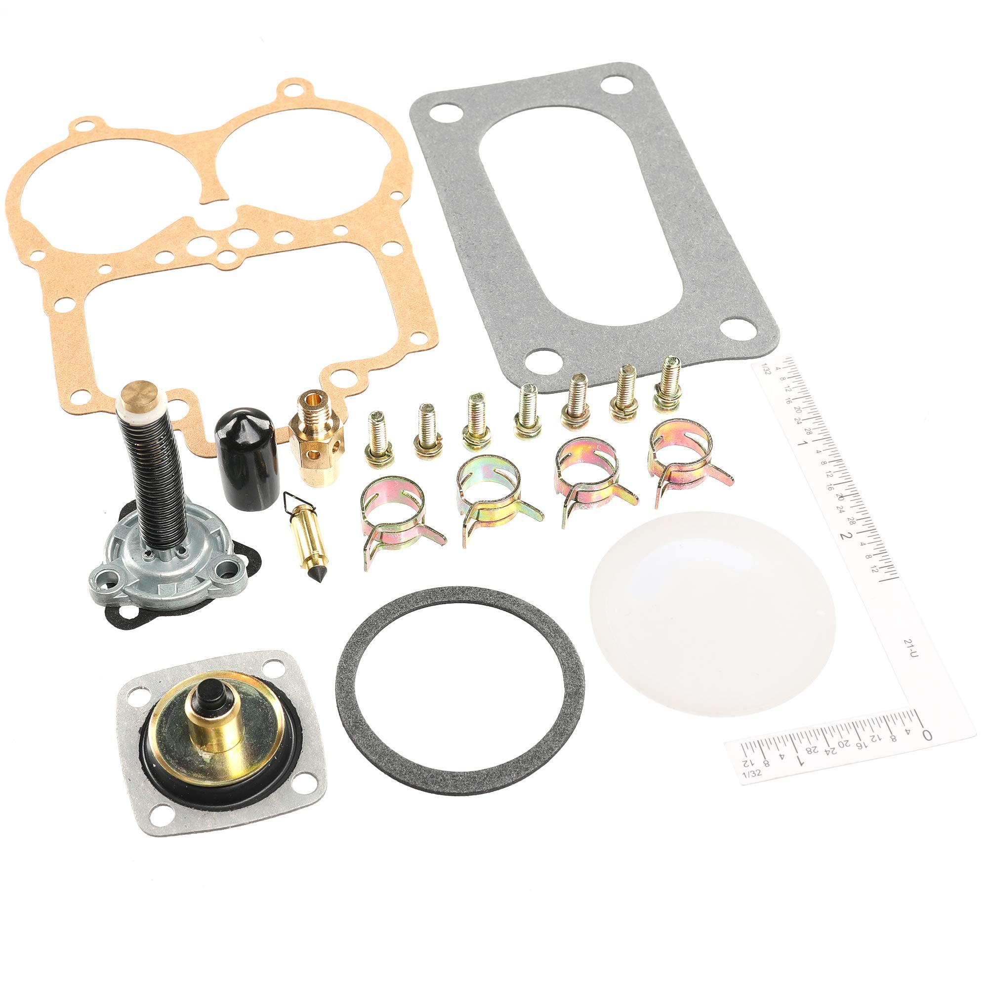 iFJF kit parts installed on a Weber carburetor to improve reliability