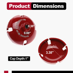 iFJF anodized red finish close-up preventing corrosion benefit