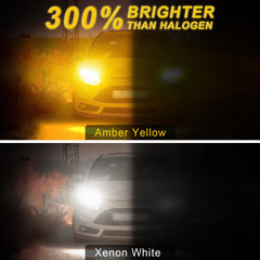 iFunyLED 3157 installed showing xenon white DRL improved visibility