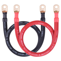 iGreely 2/0 gauge cable front view showing durable jacket and color coding for easy installation
