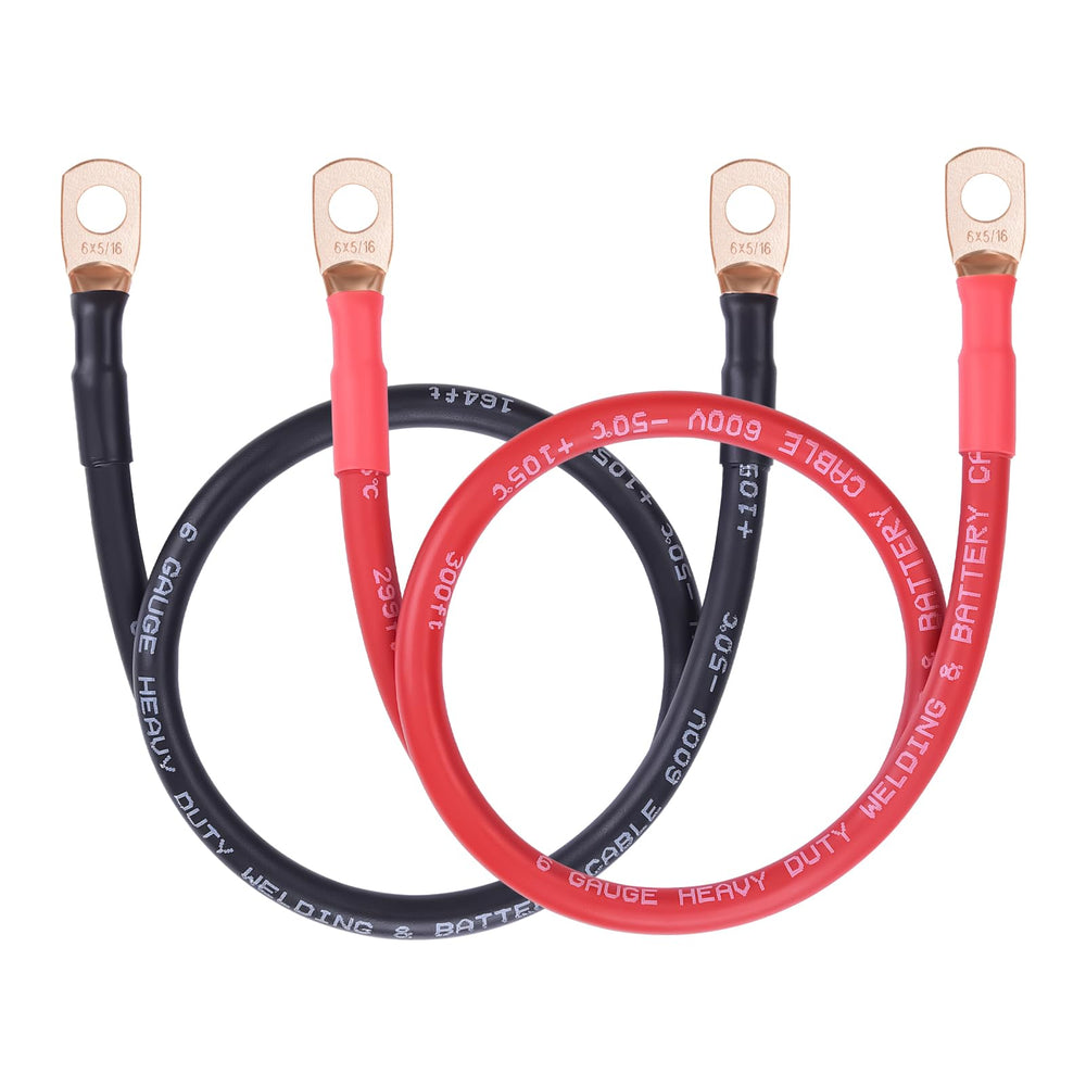 iGreely cable front packaging showing durable 6 AWG pair benefit quick install