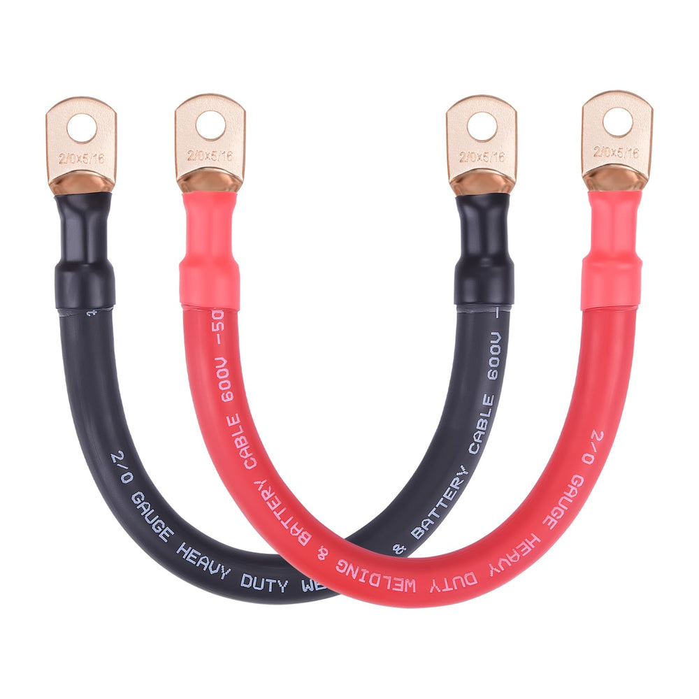 iGreely front view showing red and black cables and ready-to-install lugs